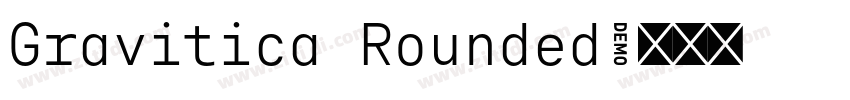Gravitica Rounded字体转换